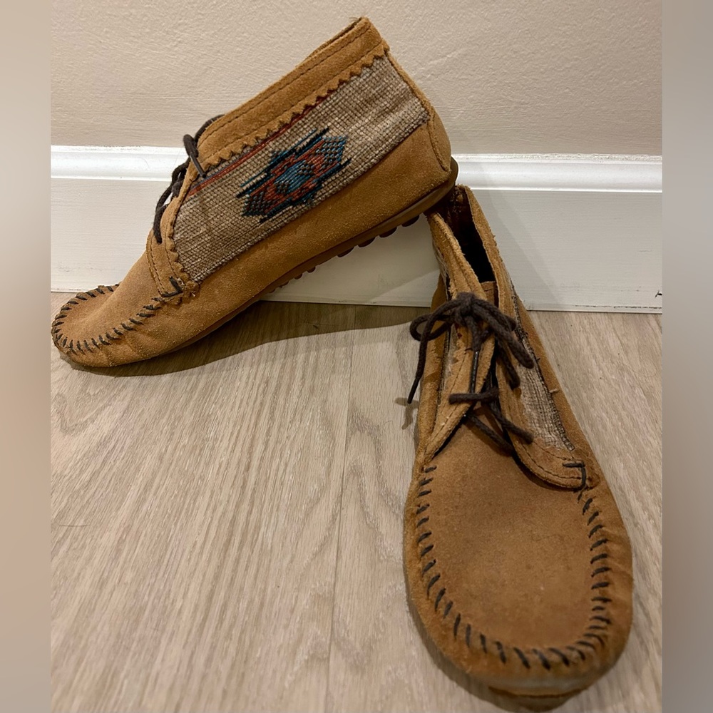 Minnetonka Suede Moccasins